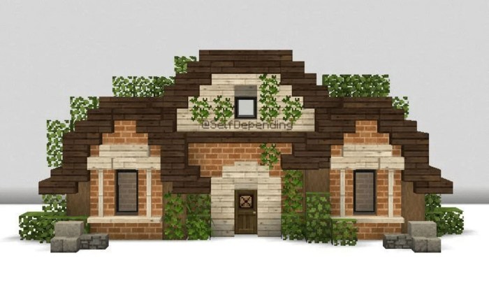 Desain rumah minecraft dan denahnya