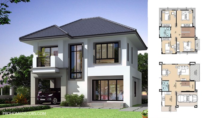 Desain rumah melebar 11x8