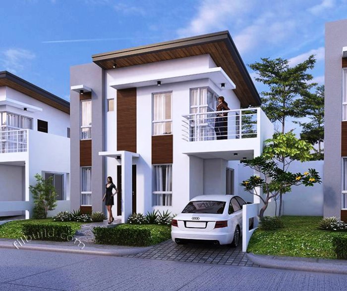 Desain rumah minimalis 2 lantai 7x20