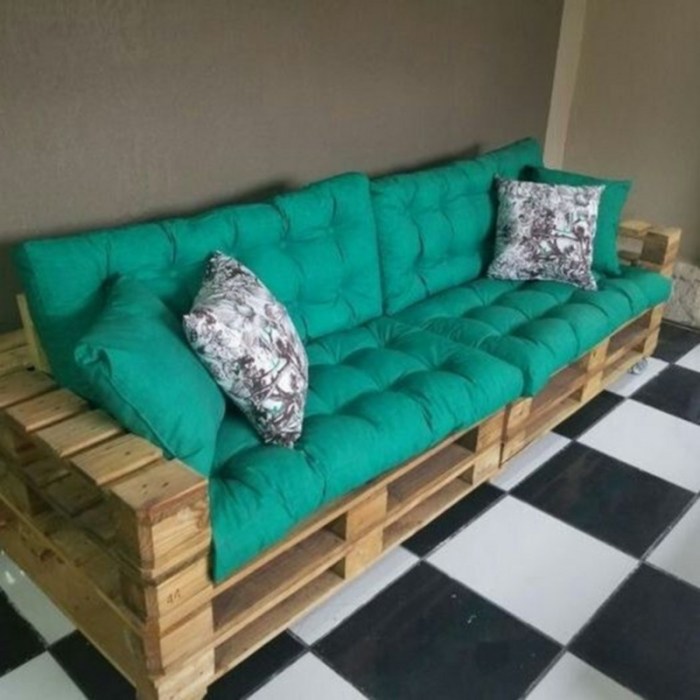 Palettensofa bauen wohnzimmer