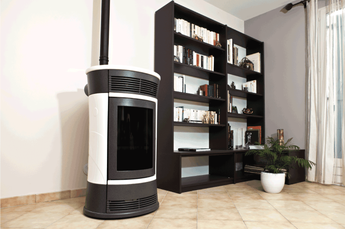 Slim glass design heating p12 pellet stove central air water senko